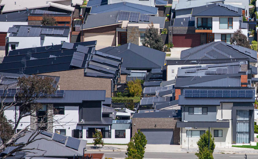 Houses with panels